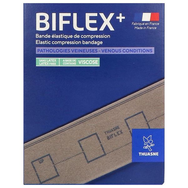 BIFLEX PLUS N° 17 FORTE Bande de contention étalonnée, force 3, 101 cN/cm à 160 cN/cm, chair, 4 m x 10 cm, unité