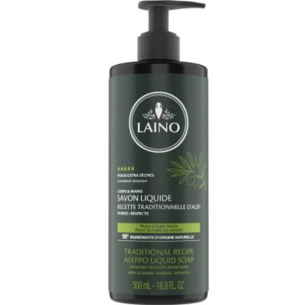 LAINO SAVON LIQUIDE Savon d'Alep liquide, fl 500 ml