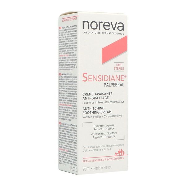 Noreva Palpebral Creme Anti-Grattage Peaux Sensibles A Intolerantes 20Ml