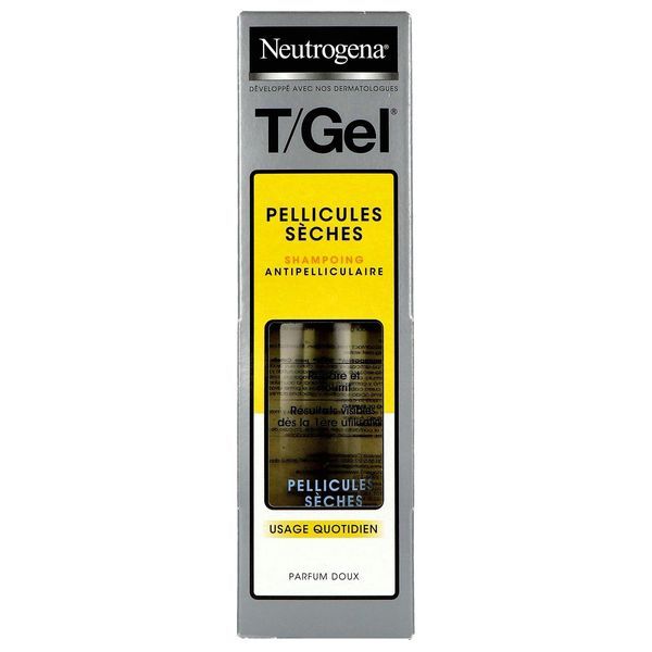 Neutrogena T/Gel Shampoing Pellicules Sèches 250 ml