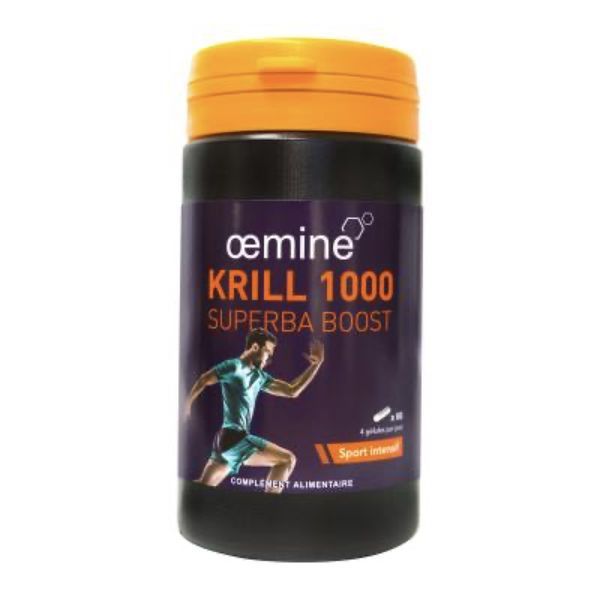 OEMINE KRILL 1000 SPERBA BOOST Gélule, complément alimentaire pour sportif, pilulier 150
