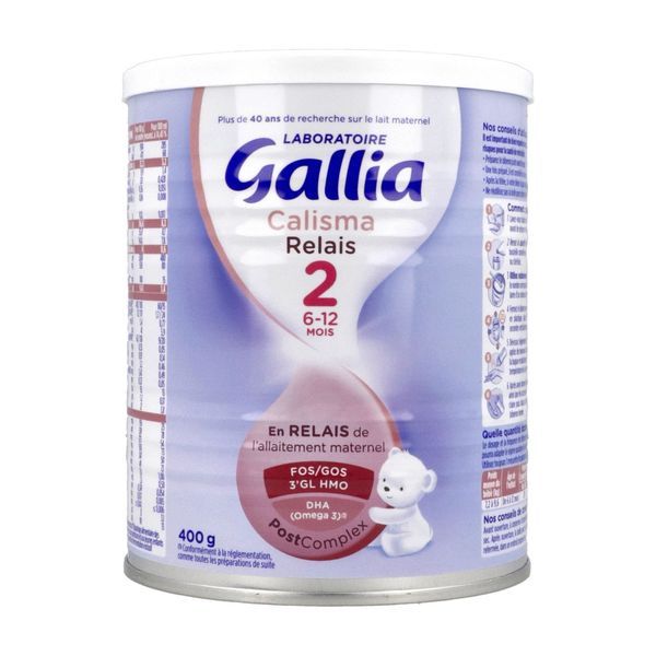 GALLIA CALISMA RELAIS 2 Lait de suite pour nourrisson 2ème âge, bt 400 g