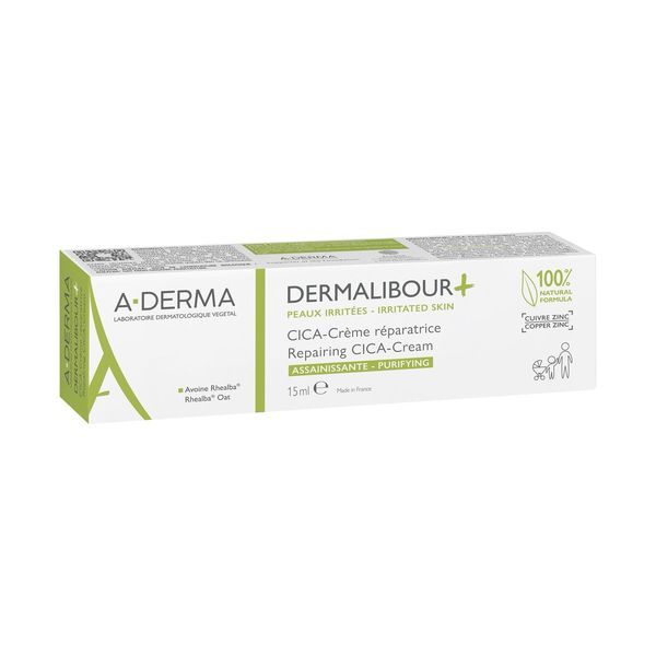 DERMALIBOUR+ CICA CREME REPARATRICE Crème réparatrice assainissante, tube 15 ml