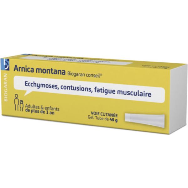 ARNICA MONTANA BIOGARAN CONSEIL Gel dermique, boîte 1 tube 45 g