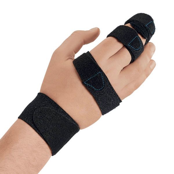 ORLIMAN NEO FINGER ATTELLE DE DOIGT NOIR T1 1