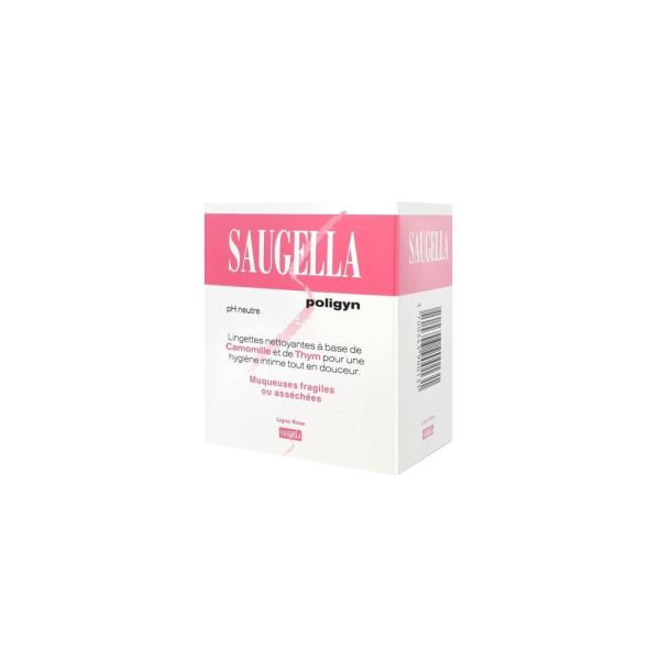 SAUGELLA POLIGYN LINGETTES INDIVIDUELLES BOITE DE 10