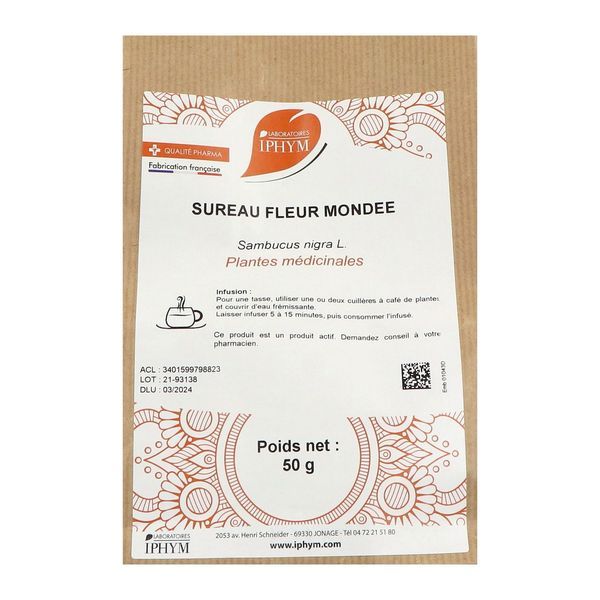Iphym Sureau Fleur Tisane Sachet 50 G 1