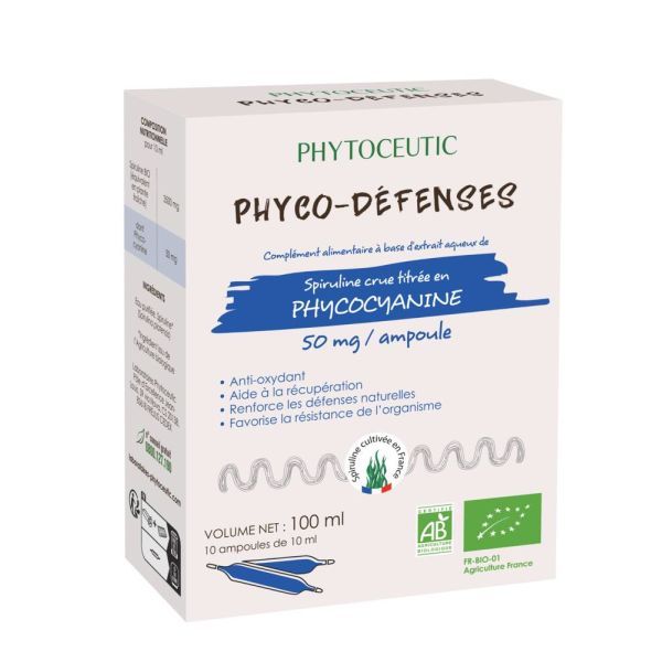 Phytoceutic Phyco defenses BIO - 10 ampoules de 10 ml