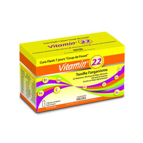 Ineldea Vitamin'22 (Pret A Boire Orange) Liquide Flacon 30 Ml 7