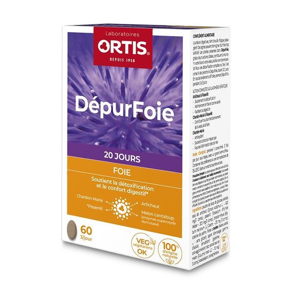 Ortis Methoddraine Depuratif Foie 15*4 Comprime 60