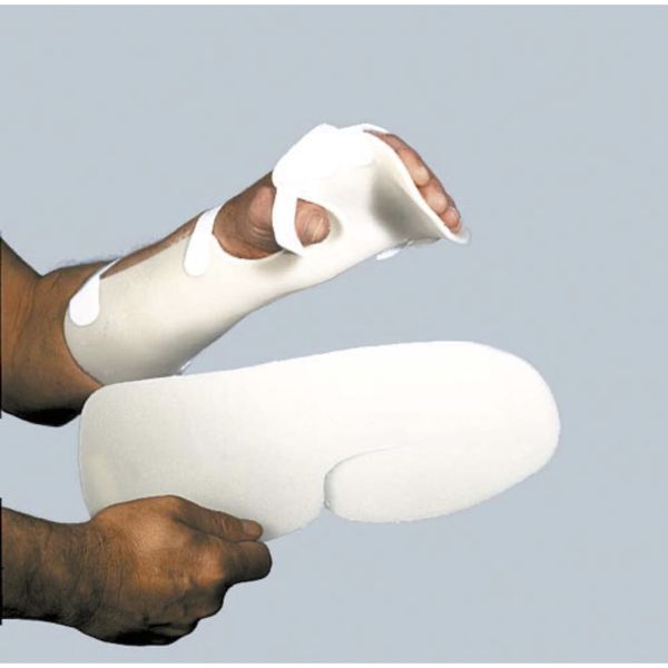 GIBORTHO THERMOFORMABLE Attelle de poignet main, pouce, doigts, statique, IPD, large (ref. 1114), unité