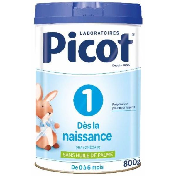 Picot lait 0-6mois 800g