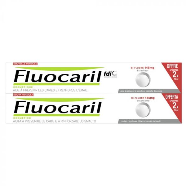 Fluocaril Dentifrice Bi-Fluore 145Mg Blancheur Tube 75 Ml 2