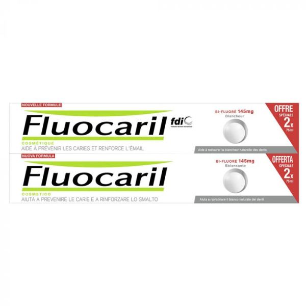 Fluocaril Dentifrice Bi-Fluore 145Mg Blancheur Tube 75 Ml 2