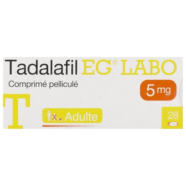 Eg Labo Tadalafil 5 Mg Bte 28