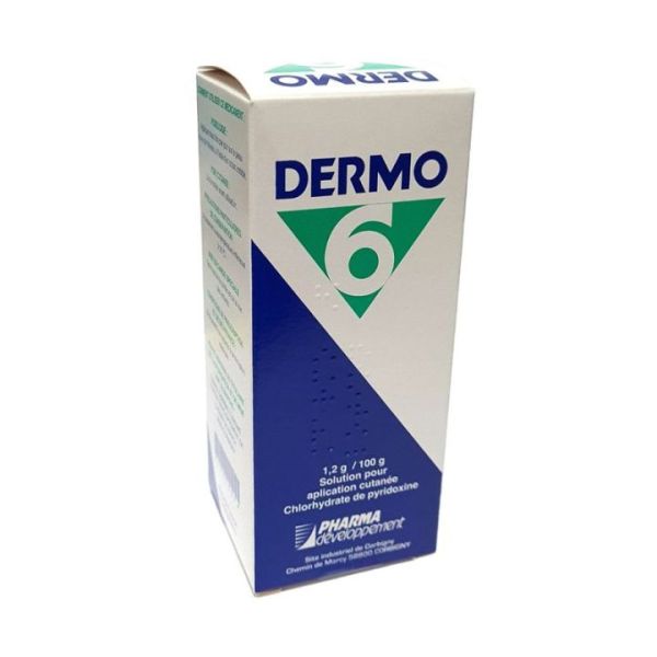 Dermo-6 1,2 G/100 G Solution Pour Application Cutanee 1 Flacon(S) Polyethylene Haute Densite (Pehd) De 200 Ml