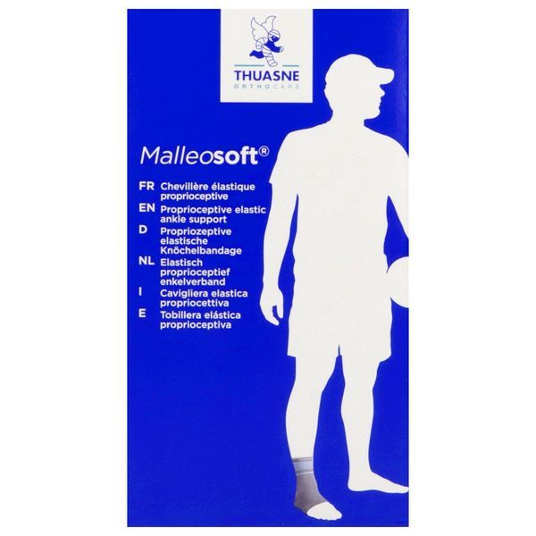 Malleosoft Mallesoft Chevillere De Contention Gris T3 1