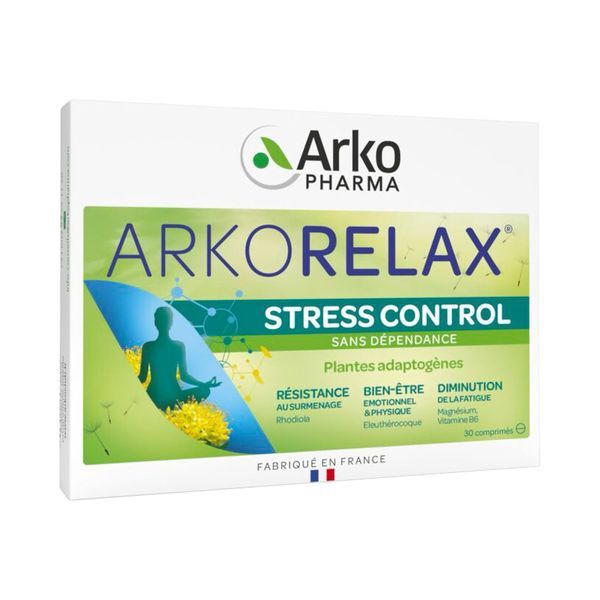Arkorelax stress control boite de 30 comp