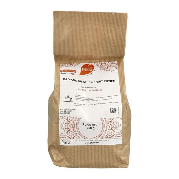 BADIANE DE CHINE PHARMA PLANTES Fruit de badiane de Chine, vrac, entière, sac 250 g