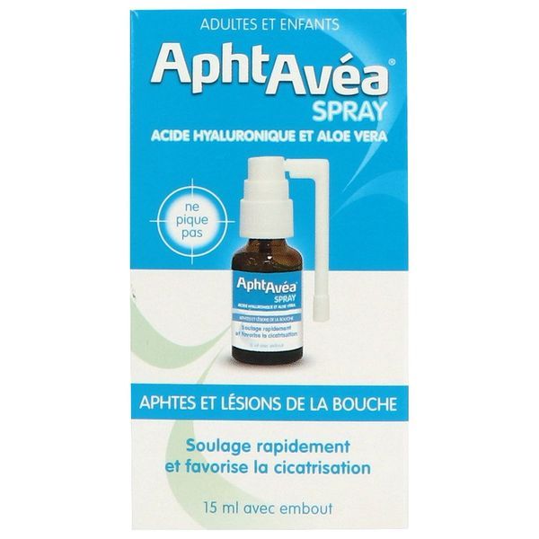 AphtAvéa Acide Hyaluronique Et Aloe Vera Spray 15 ml