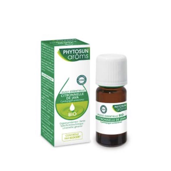 PHYTOSUN AROMS HUILE ESSENTIELLE BIO Huile essentielle de citronnelle de java bio, fl 10 ml
