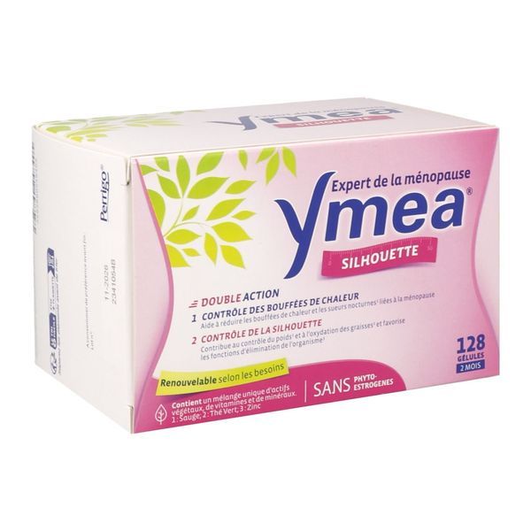 YMEA MENOPAUSE SILHOUETTE Gélule, complément alimentaire à base de plantes, vitamines et minéraux, bt 128