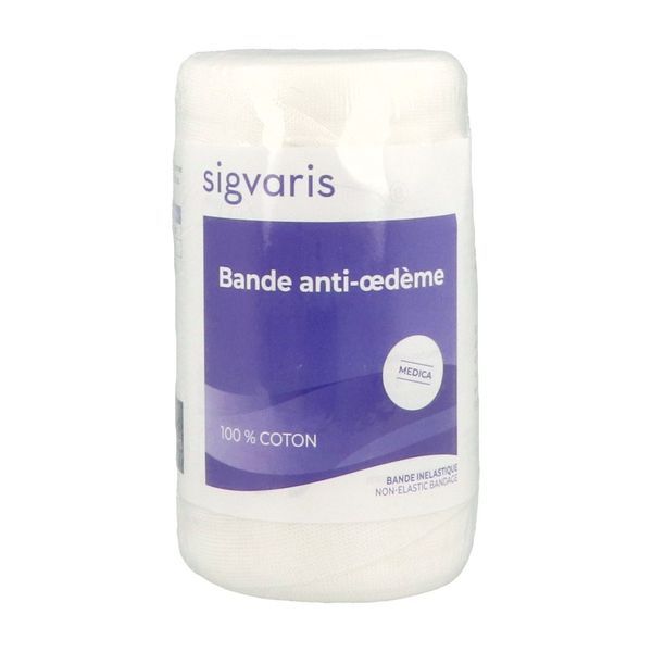 MEDICA COTON Bande de contention antioedème, non élastique, 100 % coton, unité
