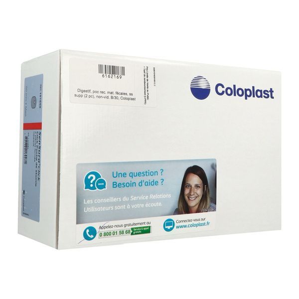 SENSURA CLICK POCHE FERMEE MAXI Poche fermée, filtre intégré, système 2 pièces, opaque, diamètre de l'anneau 50 mm (ref. 101659), bt 30