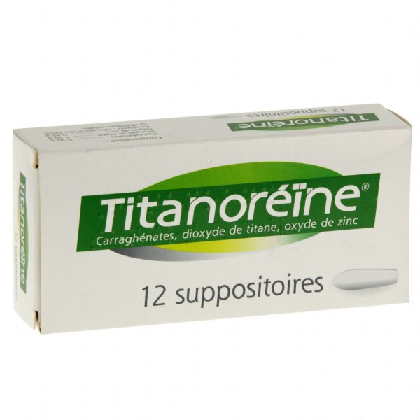 TITANOREINE SUPPOSITOIRE B/12