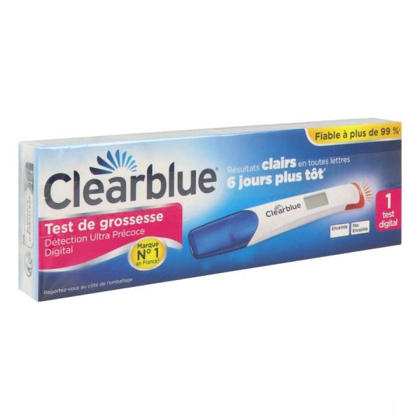 Clearblue Test De Grossesse Digital Cb15 1Ct 1