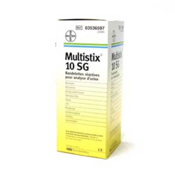 Multistix 10 Sg Urinaires Ref.2300 Bandelette