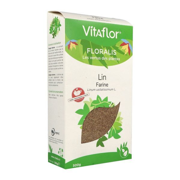 LIN FARINE VITAFLOR 500G