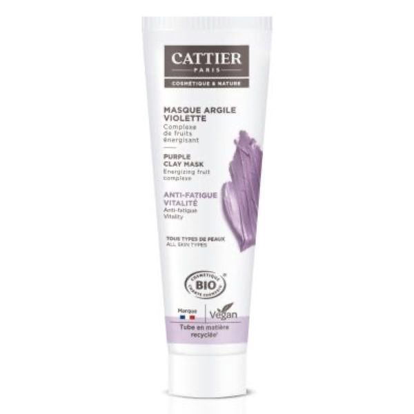 CATTIER MASQUE ARGILE VIOLETTE Masque crème à l'argile violette, tube 100 ml