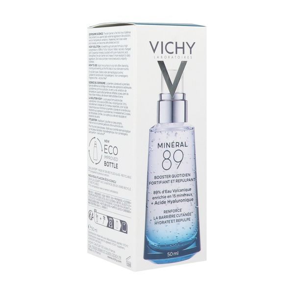 VICHY MINERAL 89 BOOSTER QUOTIDIEN Concentré booster fortifiant et repulpant, fl 50 ml