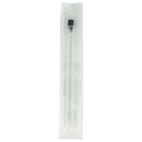 BD YALE SPINALE Aiguille spinale avec mandrin et biseau court de Quincke, 90 mm x 0,7 mm, G22 3 1/2 (ref. 405256), unité