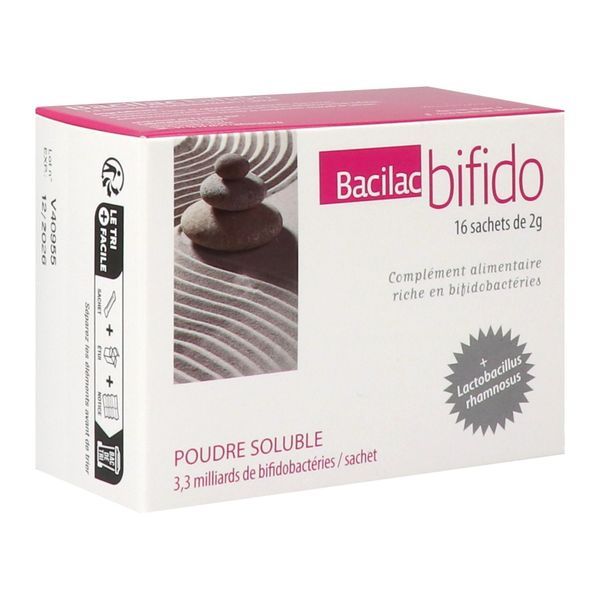 BACILAC BIFIDO Sachet, complément alimentaire riche en bifidobactéries, bt 16