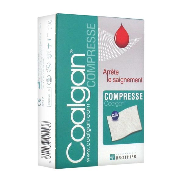 COALGAN COMPRESSE BOITE DE 5 COMPRESSES