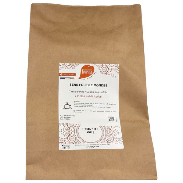 SENE FOLIOLE MONDEE IPHYM Foliole de séné mondée, vrac, sac 250 g