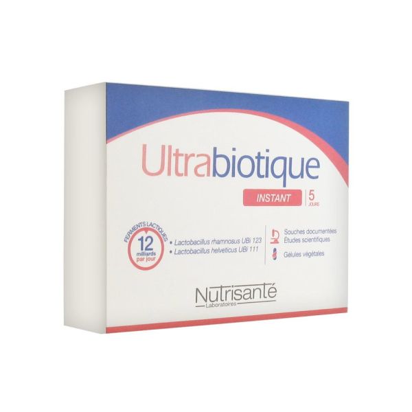 Nutrisanté Ultrabiotique Instant 10 Gélules Végétales