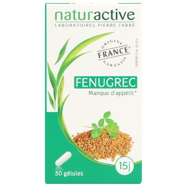 NATURACTIVE GELULE FENUGREC Gélule, complément alimentaire à base de plante, bt 30