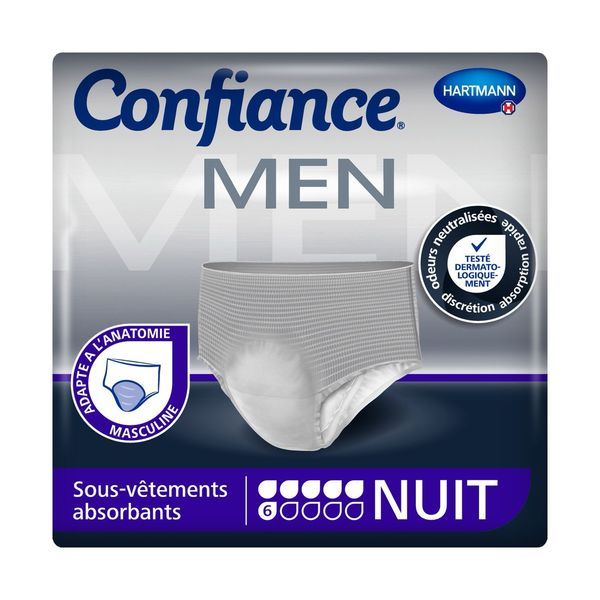 Confiance MEN SV absorption 6G NUIT TL- Sachet 7