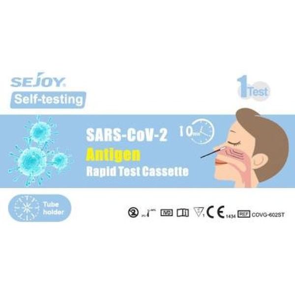 SEJOY SARS - COV - 2 ANTIGEN Autotest COVID-19, test antigénique, unité