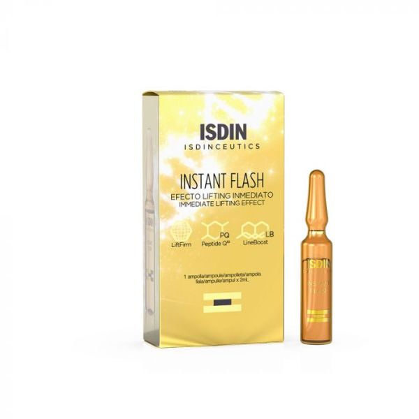 Ampoule Instant Flash 2ml Effet lifting immediat Isdin