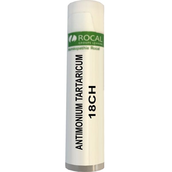 Antimonium tartaricum 18ch dose 1g rocal