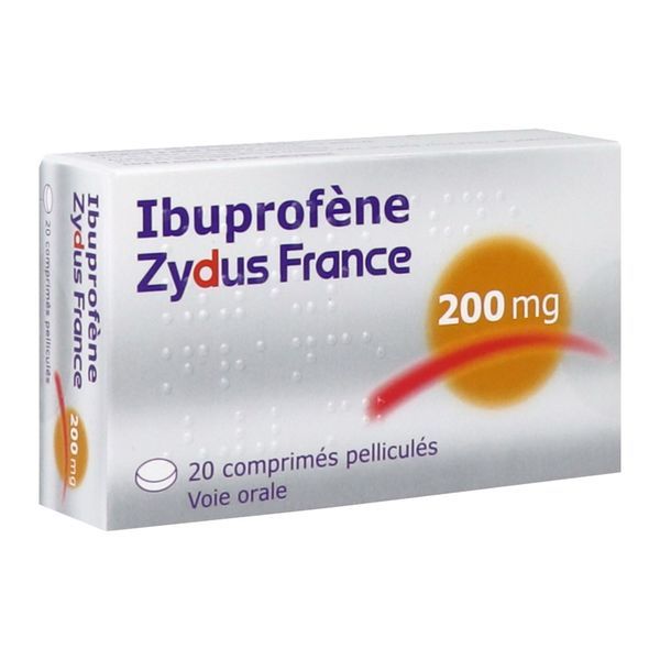 Ibuprofene Zydus France 200 Mg Comprime Pellicule B/20