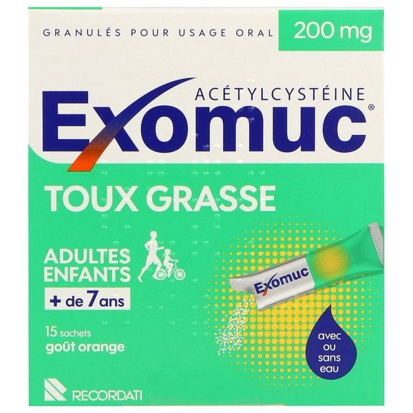 Exomuc 200 Mg Granules Pour Usage Oral En Sachet B/15