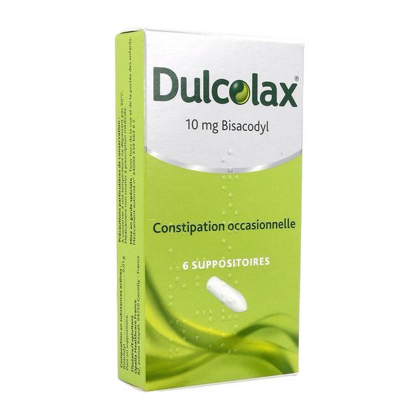 DULCOLAX 10 MG SUPPOSITOIRE B/6
