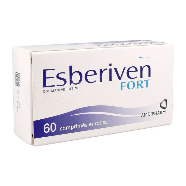 ESBERIVEN FORT COMPRIME ENROBE B/60