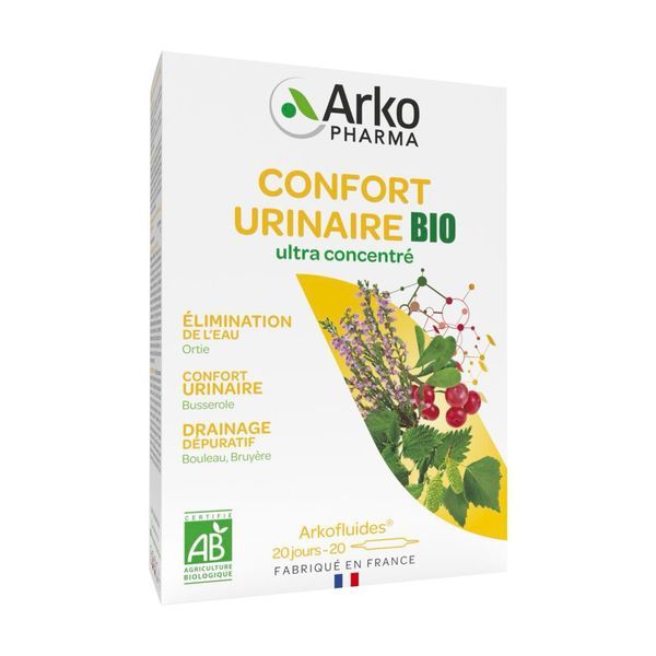 Arkofluides Confort Urinaire Bio Liquide Amp 10 Ml 20
