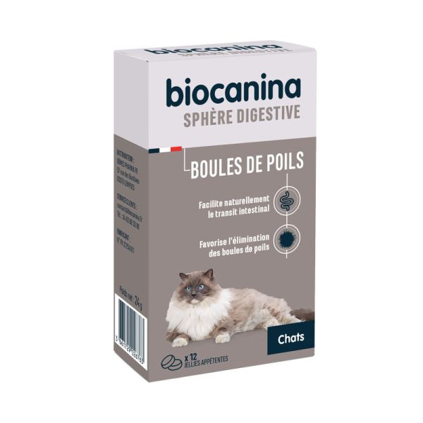 Biocanina Boule De Poils Gelee Boite 12